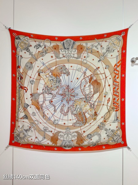 Hermes Silk Scarf-104